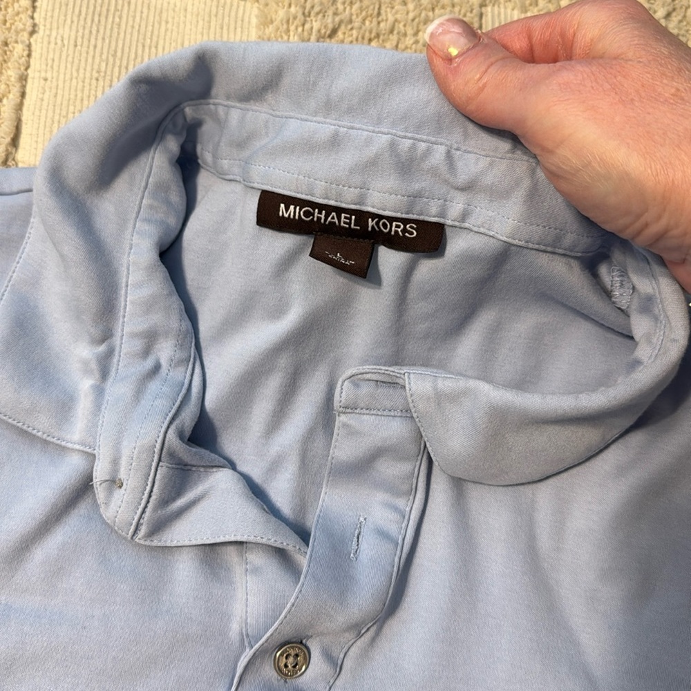 Michael Kors blue shirt